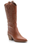 Women's Heeled Cowboy Boots | Derimod Women's Heeled Cowboy Boots | Derimod
