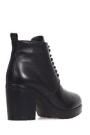 Women's Heeled Leather Boots | Derimod Women's Heeled Leather Boots | Derimod