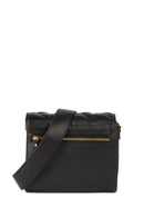 Geox Women's Black Veriana Quilted Leather Shoulder Bag | Derimod Geox Women's Black Veriana Quilted Leather Shoulder Bag | Derimod