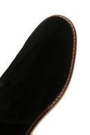 Men's Black Zippered Suede Leather Casual Boots | Derimod Men's Black Zippered Suede Leather Casual Boots | Derimod