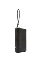 Men's Black Patterned Leather Wallet | Derimod Men's Black Patterned Leather Wallet | Derimod