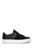 Kadın Siyah Deri Sneaker | Derimod Kadın Siyah Deri Sneaker | Derimod