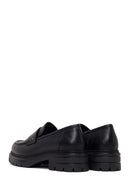 Woman Black Thick-Soled Leather Masculine Loafer | Derimod Woman Black Thick-Soled Leather Masculine Loafer | Derimod