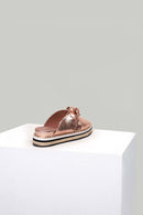 Rose Gold Women's Slippers | Derimod Rose Gold Women's Slippers | Derimod