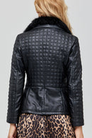 Helen Women's Leather Jacket | Derimod Helen Women's Leather Jacket | Derimod
