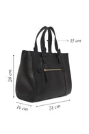 Women's Black Long Strap Leather Shoulder Bag | Derimod Women's Black Long Strap Leather Shoulder Bag | Derimod