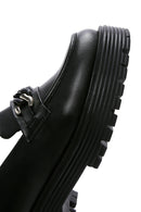 Women's Black Leather Buckle Masculine Loafer | Derimod Women's Black Leather Buckle Masculine Loafer | Derimod