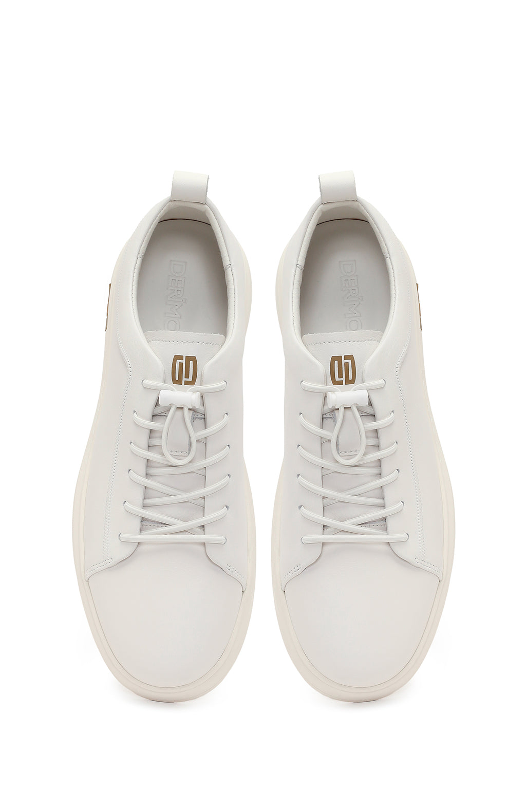 Erkek Beyaz Deri Sneaker