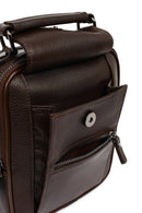 Men's Brown Leather Messenger Bag | Derimod Men's Brown Leather Messenger Bag | Derimod