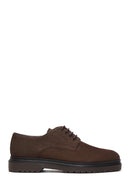 Men's Brown Nubuck Leather Shoes | Derimod Men's Brown Nubuck Leather Shoes | Derimod
