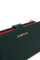 Woman Green Wallet | Derimod Woman Green Wallet | Derimod