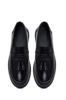 Male Black Tasselled Leather Casual Loafer | Derimod Male Black Tasselled Leather Casual Loafer | Derimod