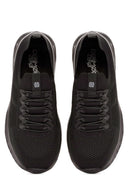 Derimod Zero Men's Black Lace-Up Thick Soled Sneaker | Derimod Derimod Zero Men's Black Lace-Up Thick Soled Sneaker | Derimod