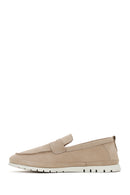 Erkek Bej Nubuk Deri Casual Loafer | Derimod Erkek Bej Nubuk Deri Casual Loafer | Derimod