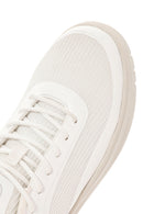 ACBC x Derimod Men's White Lace-Up Sneakers | Derimod ACBC x Derimod Men's White Lace-Up Sneakers | Derimod
