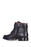 Soft Leather Zippered Men's Boots | Derimod Soft Leather Zippered Men's Boots | Derimod