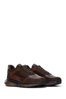 Erkek Kahverengi Deri Sneaker | Derimod Erkek Kahverengi Deri Sneaker | Derimod