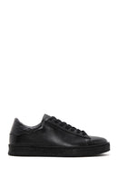 Erkek Siyah Deri Sneaker | Derimod Erkek Siyah Deri Sneaker | Derimod