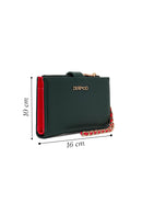 Woman Green Wallet | Derimod Woman Green Wallet | Derimod