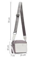 Women's White Accessory Detailed Crossbody Bag | Derimod Women's White Accessory Detailed Crossbody Bag | Derimod