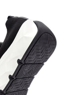 Derimod Zero Kadın Siyah Kalın Tabanlı Sneaker | Derimod Derimod Zero Kadın Siyah Kalın Tabanlı Sneaker | Derimod