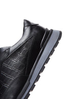 Men's Black Leather Sneaker | Derimod Men's Black Leather Sneaker | Derimod