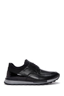 Men's Black Leather Sneaker | Derimod Men's Black Leather Sneaker | Derimod