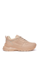 Kadın Krem Kalın Tabanlı Sneaker | Derimod Kadın Krem Kalın Tabanlı Sneaker | Derimod