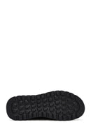 Erkek Siyah Bağcıklı Deri Sneaker | Derimod Erkek Siyah Bağcıklı Deri Sneaker | Derimod