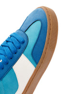 ACBC x Derimod Kadın Mavi Bağcıklı Süet Sneaker | Derimod ACBC x Derimod Kadın Mavi Bağcıklı Süet Sneaker | Derimod