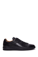 Men's Black Leather Sneaker | Derimod Men's Black Leather Sneaker | Derimod
