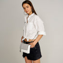 Sack Printed Women's Crossbody Bag | Derimod Sack Printed Women's Crossbody Bag | Derimod
