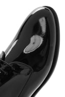 Men's Black Laced Patent Leather Classic Shoes | Derimod Men's Black Laced Patent Leather Classic Shoes | Derimod