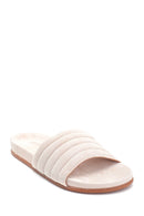 Women's Suede Leather Slippers | Derimod Women's Suede Leather Slippers | Derimod