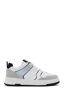 Kadın Beyaz Süet Detaylı Sneaker | Derimod Kadın Beyaz Süet Detaylı Sneaker | Derimod