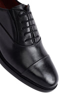 Men's Black Laced Leather Classic Shoes | Derimod Men's Black Laced Leather Classic Shoes | Derimod