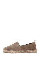 Erkek Vizon Süet Espadril | Derimod Erkek Vizon Süet Espadril | Derimod