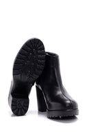 Zippered Women's Leather Boots | Derimod Zippered Women's Leather Boots | Derimod