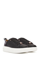 ACBC x Derimod Women's Black Lace-Up Chunky Sole Sneakers | Derimod ACBC x Derimod Women's Black Lace-Up Chunky Sole Sneakers | Derimod