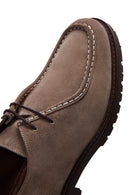 Men's Mink Nubuck Leather Casual Shoes | Derimod Men's Mink Nubuck Leather Casual Shoes | Derimod