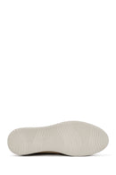 Women's Cream Wedge Heel Leather Comfort Loafer | Derimod Women's Cream Wedge Heel Leather Comfort Loafer | Derimod