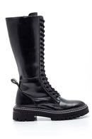 Women's Classic Lace-Up Boots | Derimod Women's Classic Lace-Up Boots | Derimod