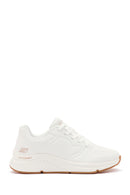 Skechers Kadın Beyaz Bobs Arch Comfort Bağcıklı Kalın Tabanlı Deri Sneaker | Derimod Skechers Kadın Beyaz Bobs Arch Comfort Bağcıklı Kalın Tabanlı Deri Sneaker | Derimod