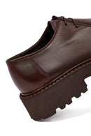 Male Brown Lace-Up Thick-Soled Leather Casual Shoe | Derimod Male Brown Lace-Up Thick-Soled Leather Casual Shoe | Derimod