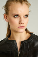LUCY WOMEN'S LEATHER JACKET | Derimod LUCY WOMEN'S LEATHER JACKET | Derimod