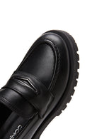 Women's Black Leather Loafer | Derimod Women's Black Leather Loafer | Derimod