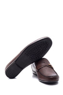 Men's Leather Printed Loafer | Derimod Men's Leather Printed Loafer | Derimod
