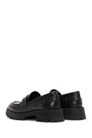 Women's Black Leather Loafer | Derimod Women's Black Leather Loafer | Derimod