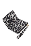 Women's Black Leopard Wallet | Derimod Women's Black Leopard Wallet | Derimod