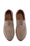 Men's Beige Suede Leather Espadrille | Derimod Men's Beige Suede Leather Espadrille | Derimod